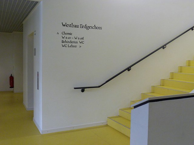 Westbau Treppe