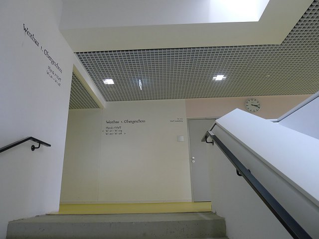 Westbau Treppenhaus